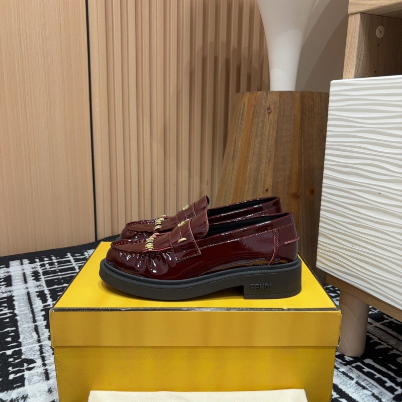 F**di leather shoes
